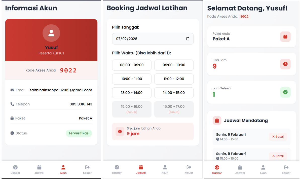 Aplikasi Manajemen Kursus Mengemudi